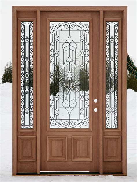 Entry Doors With Glass Panels Photos