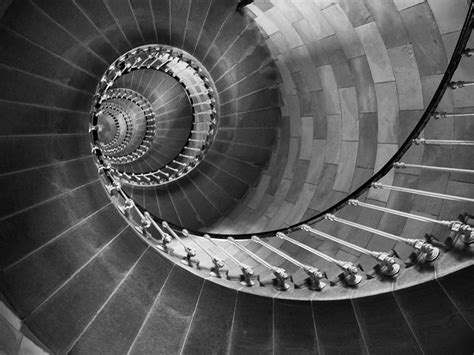 Black And White Spiral Staircase Black And White Spiral White Spiral