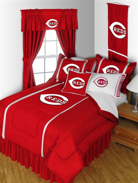Most popular in blankets, bed & bath. Cincinnati Reds MLB Sidelines Room Comforter and Sheet Set ...