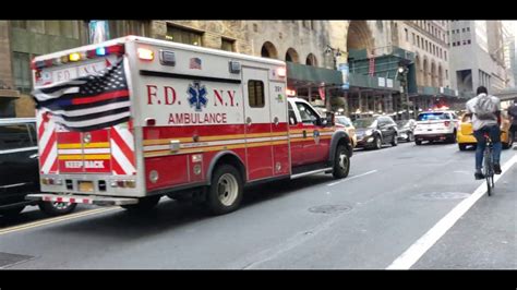 Nypd 77th Pct Assists Fdny Ems While Responding On East 42nd Street In