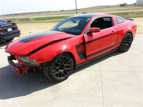 Purchase Used 2012 Ford Mustang Boss 302 Wrecked Salvage Rebuildable