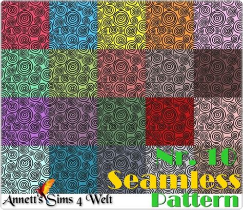 Annett`s Sims 4 Welt Seamless Pattern Nr 10 And Nr 11 • Sims 4 Downloads