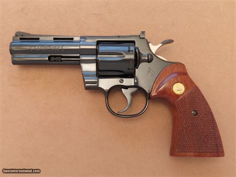 1981 Vintage Colt Python 357 Magnum Revolver W 4 Inch Barrel