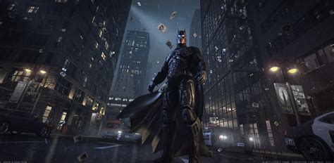 Batman Watching Gotham City Hd Superheroes 4k Wallpapers