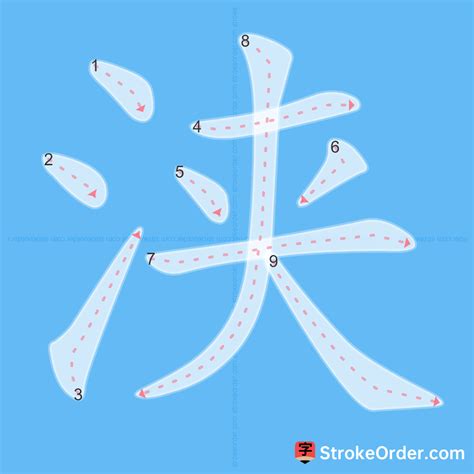 浃 Chinese Stroke Order Animation