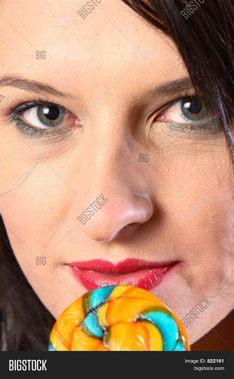 Woman Lollipop Image And Photo Free Trial Bigstock