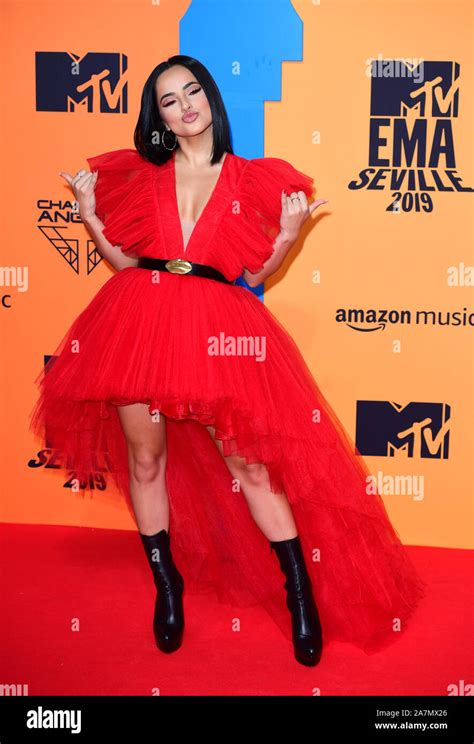 Becky G Attending The Mtv Europe Music Awards 2019 Held At The Fibes
