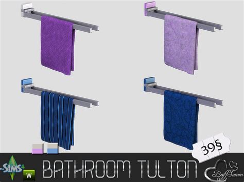 The Sims Resource Tulton Bathroom Towelholder Recolor 2