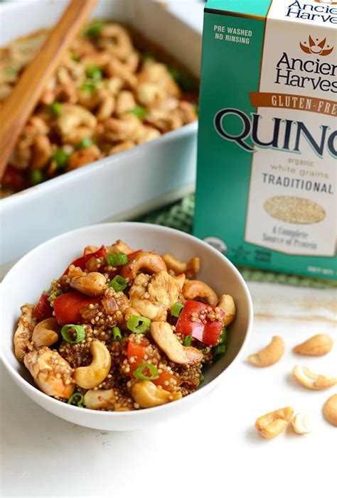 Baking chicken or cooking any poultry comes with the potential for foodborne illnesses like salmonella. Make this Cashew Chicken Quinoa Bake for a high-protein ...