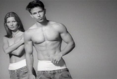 Mark wahlberg flaunts his buff physique on vacation while recreating his 90s calvin klein advert. marky mark and kate moss for calvin klein | Kate moss ...