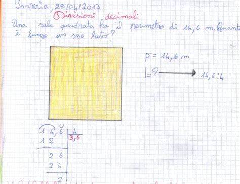 Compiti di matematica per la quinta divisione divisioni numeri decimali. didattica matematica scuola primaria: Divisioni con numeri ...