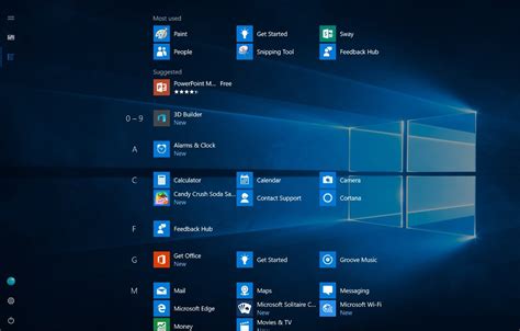 Microsoft Considering A Much Improved All Apps List In Windows 10