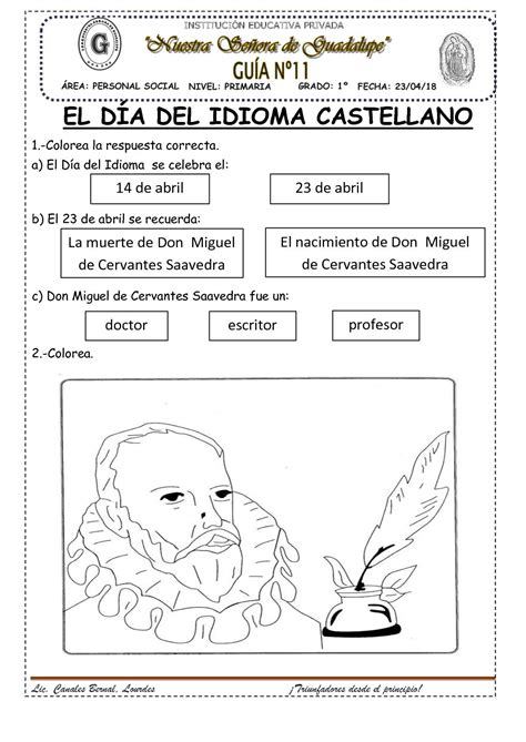 Calaméo El Día Del Idioma Castellano11