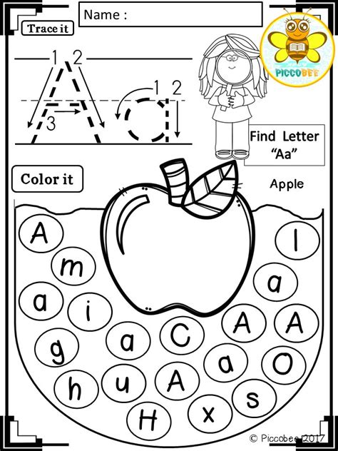 Abc Writing Worksheets For Preschool