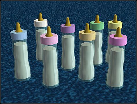 Baby Bottles Moonlightdragon Baby Bottles Sims Sims 4