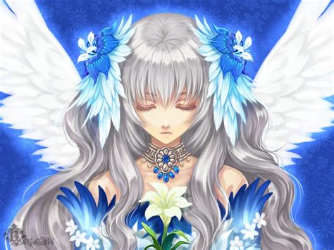 anime girl angel 42 cool hd wallpaper picture by maia ixchel drawingnow