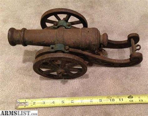 Armslist For Sale Antique Civil War Signal Cannon Black Powder Cast Iron