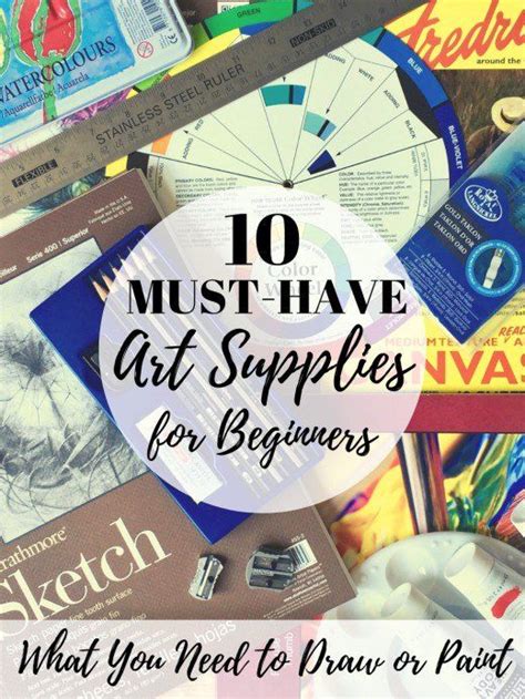 10 Must-Have Art Supplies: A List for Beginners | FeltMagnet | Art