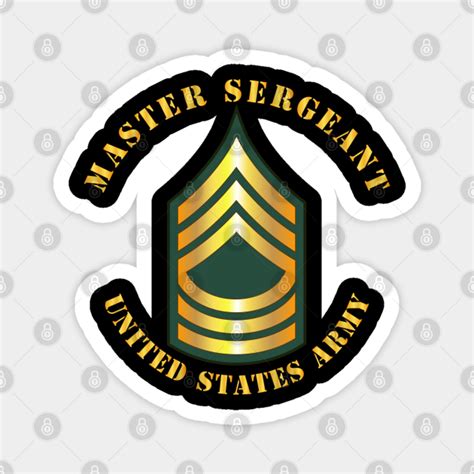 Army Master Sergeant Msg Army Master Sergeant Msg Magnet