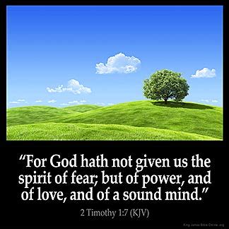 This week's coloring page is from 2 timothy 1:7. INSPIRATIONAL IMAGES - NEW TESTAMENT - PAGE 3