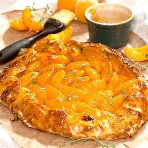 Apricot Thyme Galette Recipe Lanas Cooking