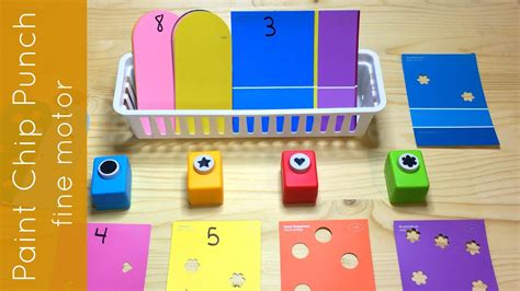 Here a list of 51 awesome activities for preschoolers. Paint Chip Punch Fine Motor Activity For Preschool and ...