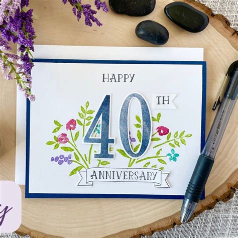 Stampin Up Anniversary Cards Etsy
