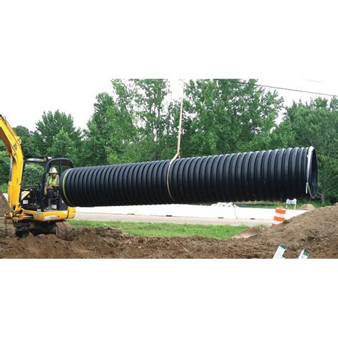 Ads 12950020dw 12 Inch X 20 Foot Black Corrugated Culvert Pipe At