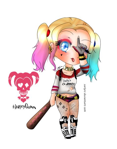 Harley Quinn Chibi Bg1 By Carlyrc On Deviantart