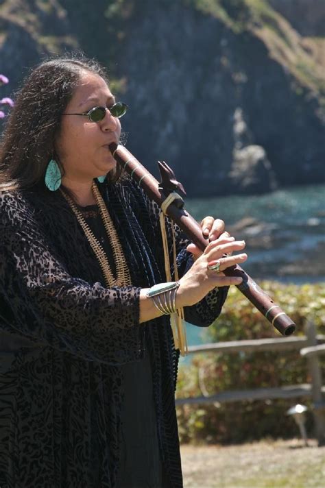 Mary Youngblood Is A Native American Musician Who Plays The Native