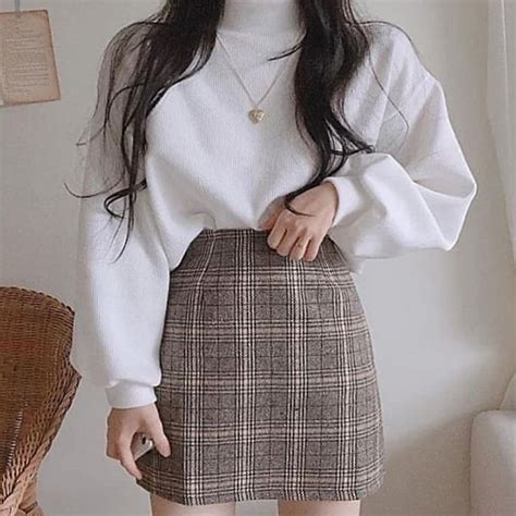 Women Soft Outfits Aesthetic Stylish Fall 2020 Sweet Japan Amazon Instagram Highschool Korean