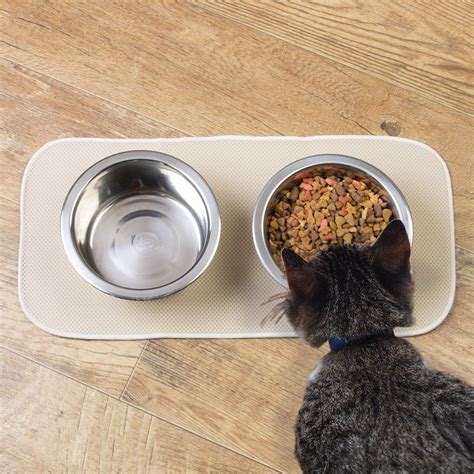 Check out our cat food mat selection for the very best in unique or custom, handmade pieces from our placemats shops. mDesign Premium Quality Microfiber Polyester Pet Food and ...