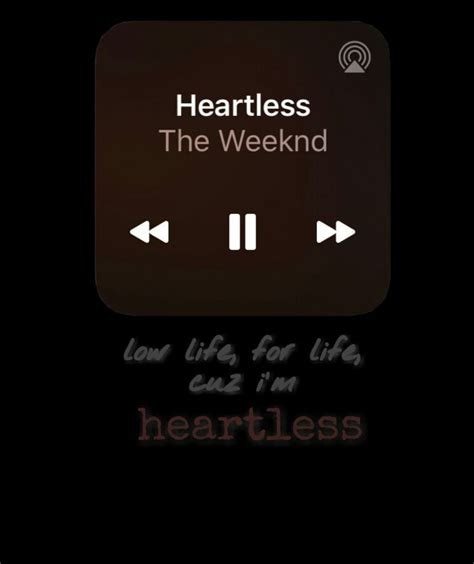 Heartless The Weeknd Background Music Poster Ideas The Weekend Music