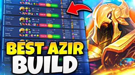 How To Escape Low Elo With Azir The Best New Build For Easy Climbing