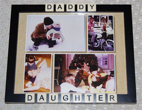 Instead of handing it over in a simple sleeve, make this cool toolbox holder from paper mill direct to kick your gift up a notch. Daddy Daughter Frame Gift for Dad #goodwill # ...