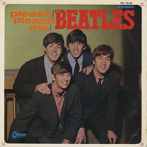 The Beatles Please Please Me 1st Odeon Issue Red Vinylno Obi