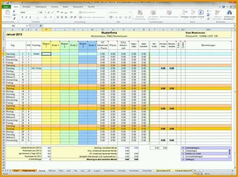 Spezialisiert Arbeitszeiterfassung Excel Vorlage Various Vorlagen