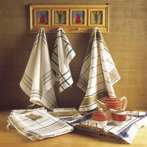 The kitchen towel is made of 100%cotton,and the material is soft to the touch, texture comfortable, with thewater absorption and other effect. Cotton Checked Waffle Kitchen Towels, For Home,Restaurant ...
