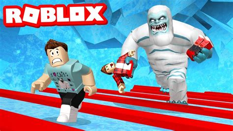 Bear Or Yeti Roblox Escape The Ice Cave Obby Youtube Free Robux