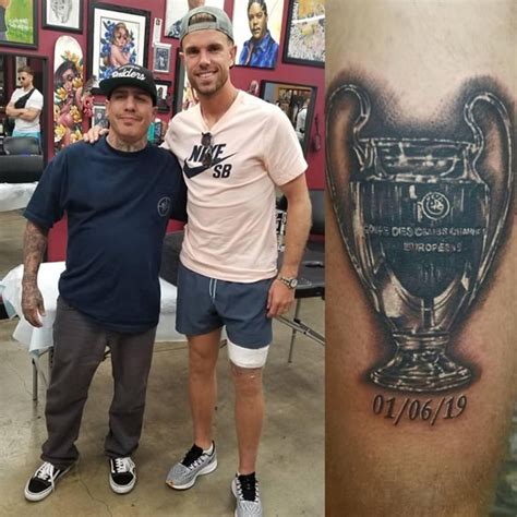Jordan lee pickford (né logan; Liverpool's Roberto Firmino Gets Tattoo Of Himself Lifting ...