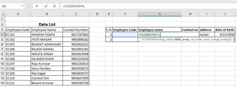 vlookup formula in excel with example - Kunwar Lab - The Tech blog
