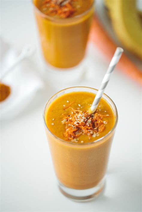 Golden Beet Carrot And Turmeric Smoothie Downshiftology Nutrient