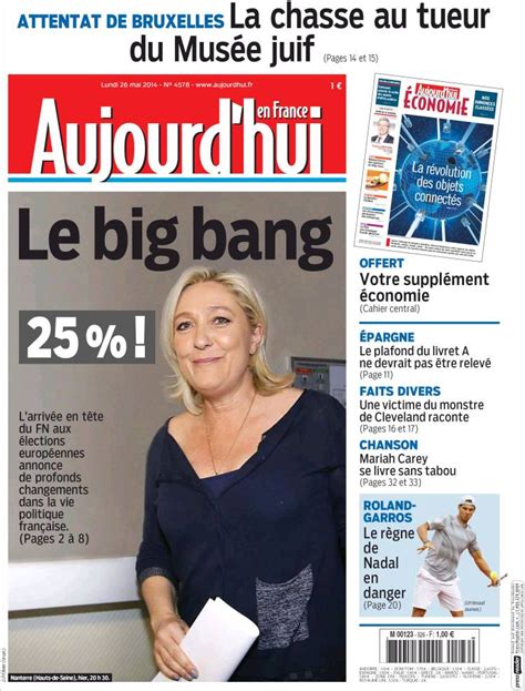 Journal Aujourdhui En France France Les Unes Des Journaux De France
