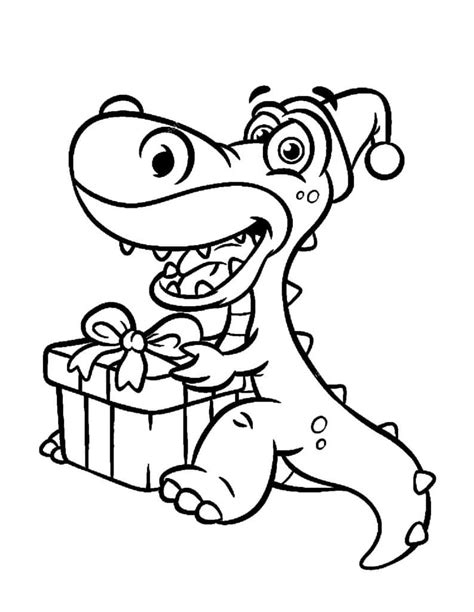 Coloriage T-rex Attaque - télécharger et imprimer gratuit sur