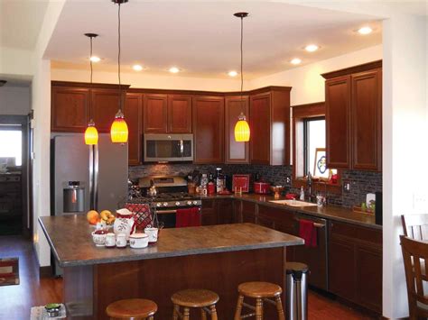 Coloring your walls like small kitchen design with island, lighting choices and in addition must be in harmony while using natural light that surrounds the room. Image result for small l shaped kitchen with island ...