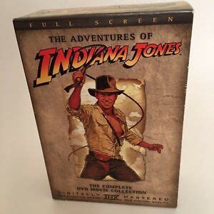 Indiana Jones Complete DVD Movie Collection Set 3 Movies Bonus