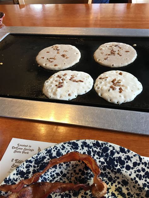 Make your own pancakes at the Old Sugar Mill Restaurant. Their batter