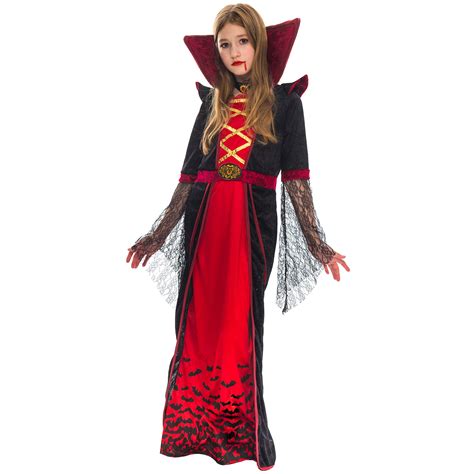 Buy Royal Vampire Costume For Girls Deluxe Set Halloween Gothic