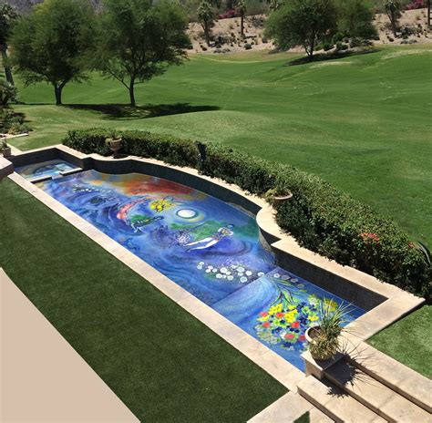 Chagall Craig Bragdy Design Luxury Bespoke Swimming Pools Designs Craig Bragdy Design