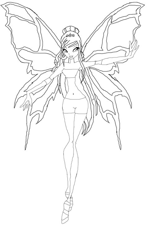 Winx Club Roxy Coloring Pages